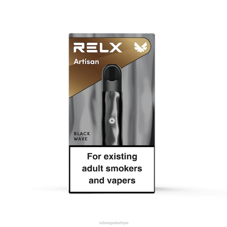 RELX Elektronik Sigara - RELX Metal Artisan cihaz 22F064 siyah dalga