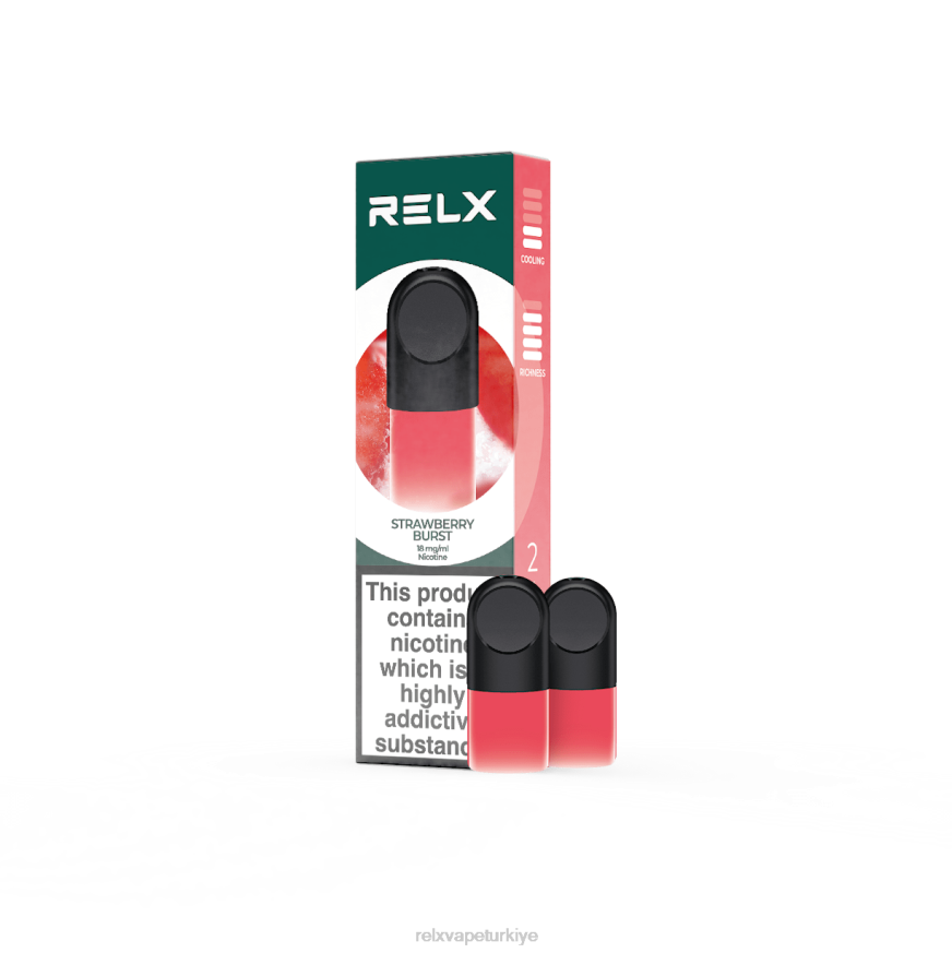 RELX Vape Ankara - RELX kapsül 22F034 çilek patlaması
