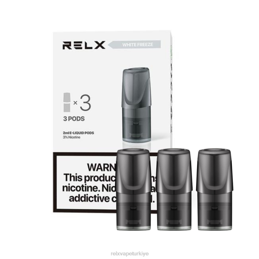 RELX Elektronik Sigara - RELX Classic kapsüller 22F0134 beyaz donma-buzlu sulu kar