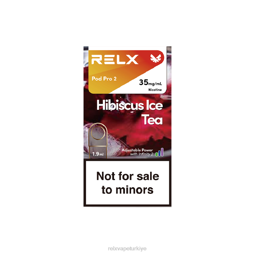 RELX Elektronik Sigara Fiyat - RELX pod pro 2 - 3 bölme 22F0111 ebegümeci buzlu çay