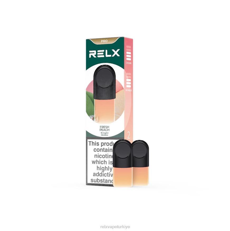RELX Elektronik Sigara Fiyat - RELX pod pro - 2 bölme 22F010 taze şeftali