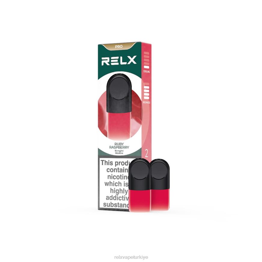 RELX Pod Fiyat - RELX pod pro - 2 bölme 22F09 yakut ahududu