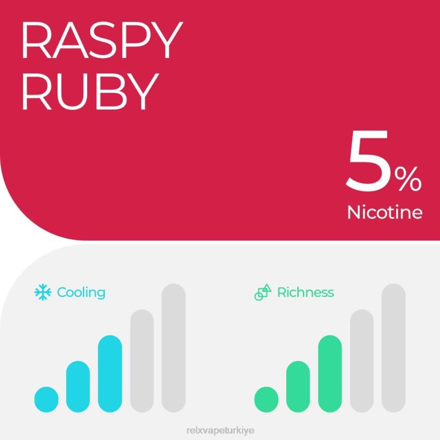 RELX Pod Fiyat - RELX pod pro - 2 bölme 22F09 yakut ahududu