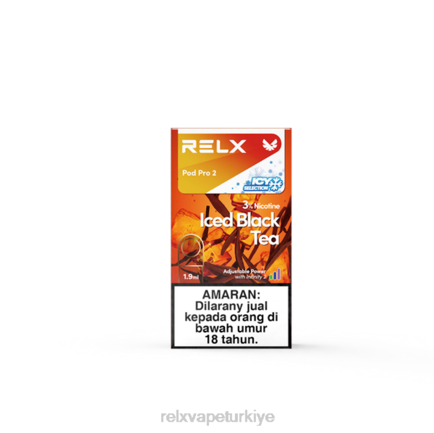 RELX Türkiye - RELX pod pro 2 - 3 bölme 22F0112 buzlu siyah çay