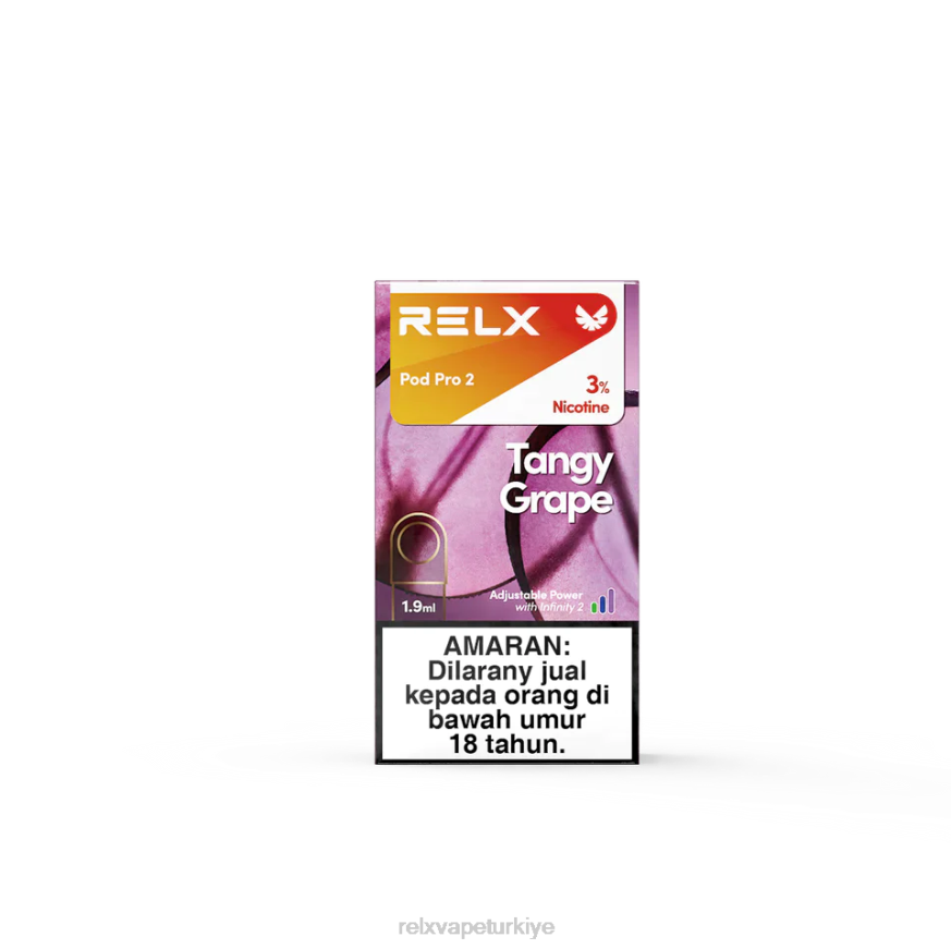RELX Vape Pod - RELX pod pro 2 - 3 bölme 22F0107 keskin üzüm
