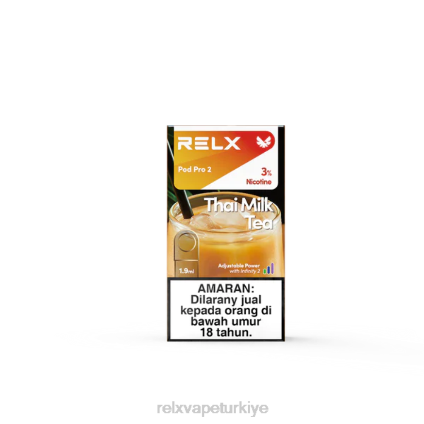 RELX Vape Pod - RELX pod pro 2 - 3 bölme 22F0117 Tayland sütlü çay