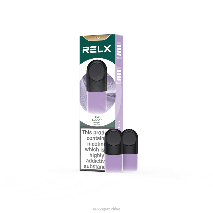 RELX Vape Pod - RELX pod pro - 2 bölme 22F016 taro kepçesi