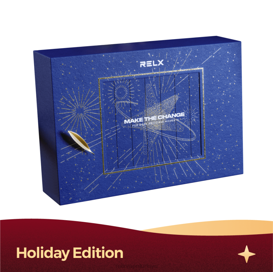 RELX Türkiye - RELX yeni yıl hediye kutusu 22F062 siyah sonsuzluk + karpuz buzu