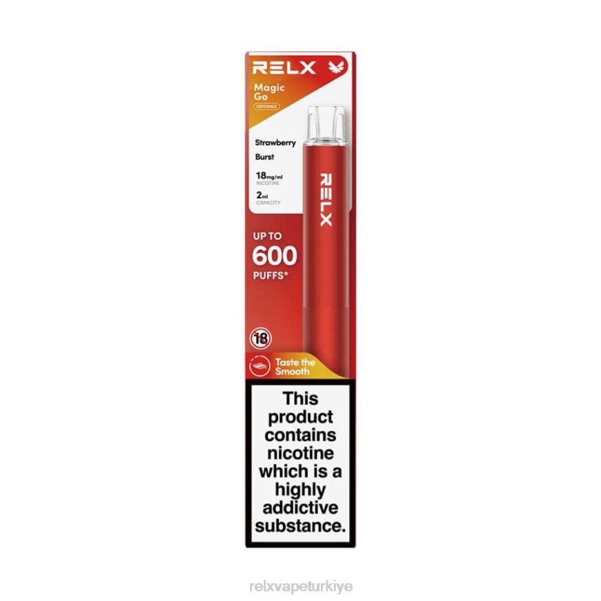 RELX Vape Pod - RELX MagicGo ga600 22F037 çilek patlaması