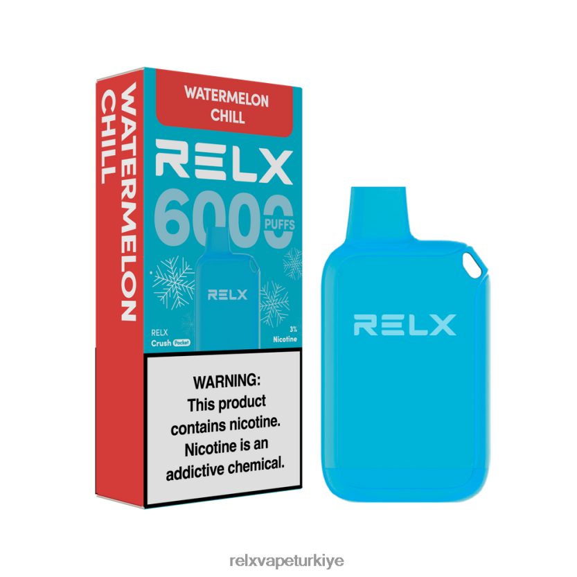 RELX Elektronik Sigara | karpuz soğukluğu RELX Crush Pocket 6000 buzlu L0ZT4224