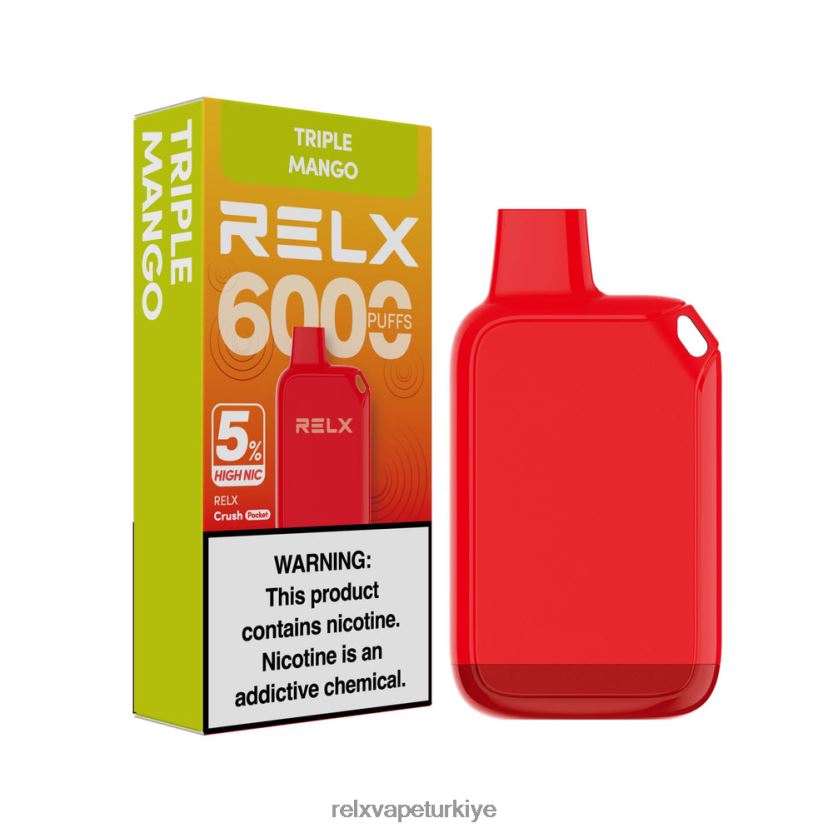 RELX Istanbul | üçlü mango RELX Crush Pocket 6000 %5 yüksek nic L0ZT4226