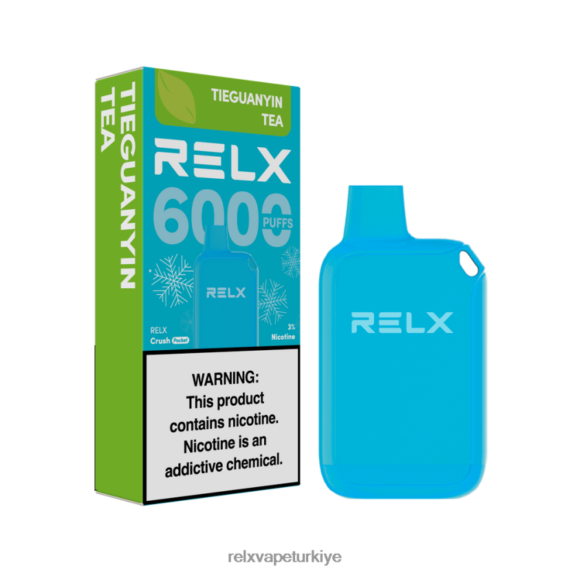 RELX Türkiye | Tiguanyin çayı RELX Crush Pocket 6000 buzlu L0ZT4222