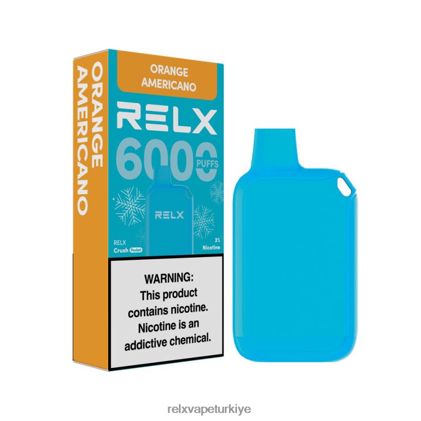 RELX Türkiye | turuncu amerikano RELX Crush Pocket 6000 buzlu L0ZT4215