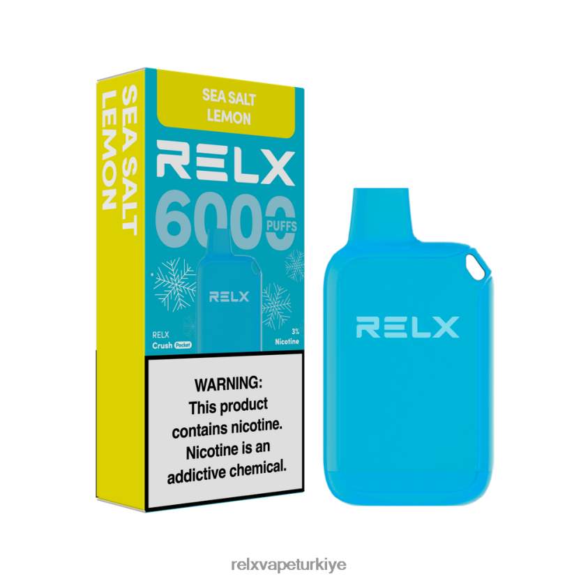 RELX Vape Ankara | deniz tuzu limon RELX Crush Pocket 6000 buzlu L0ZT4211
