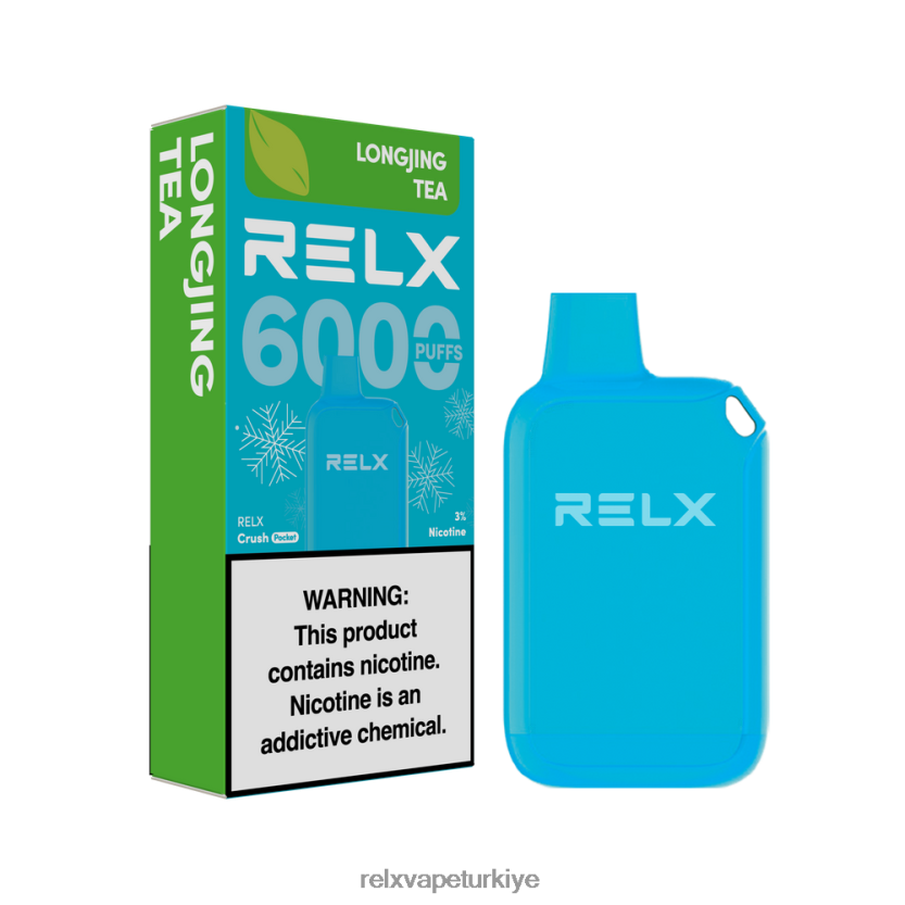 RELX Vape Türkiye | Longjing çayı RELX Crush Pocket 6000 buzlu L0ZT429