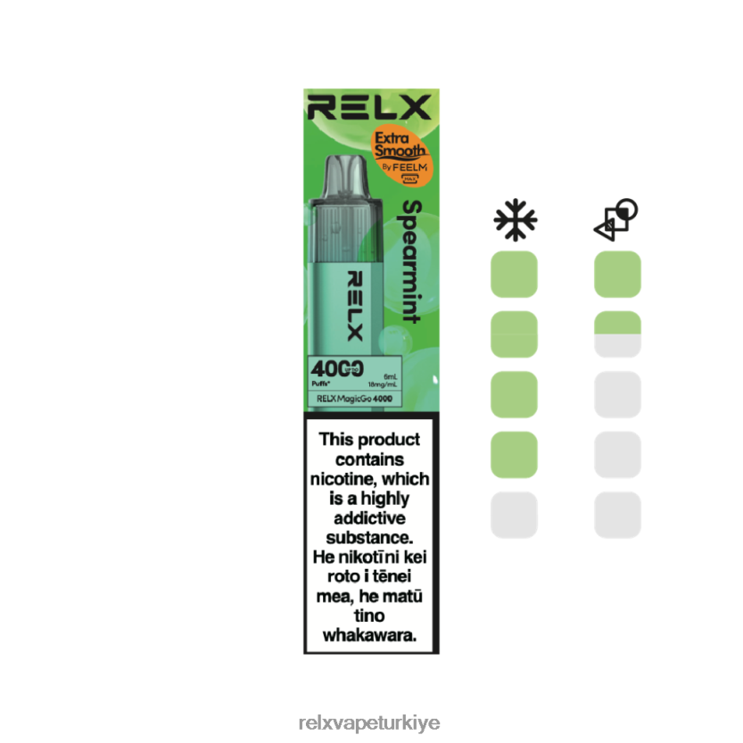 RELX Elektronik Sigara | nane RELX MagicGo 4000 tek kullanımlık vape L0ZT423