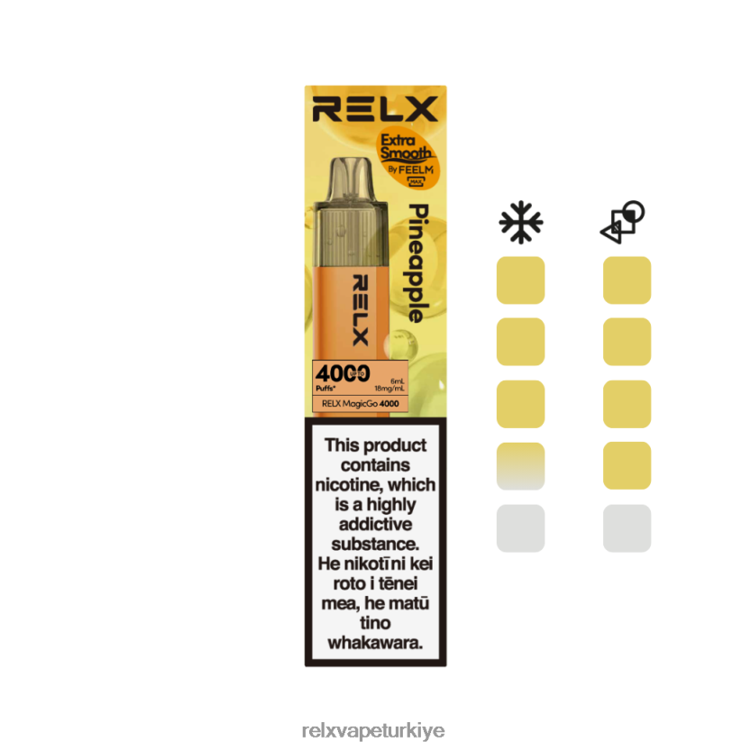 RELX Türkiye | ananas RELX MagicGo 4000 tek kullanımlık vape L0ZT421