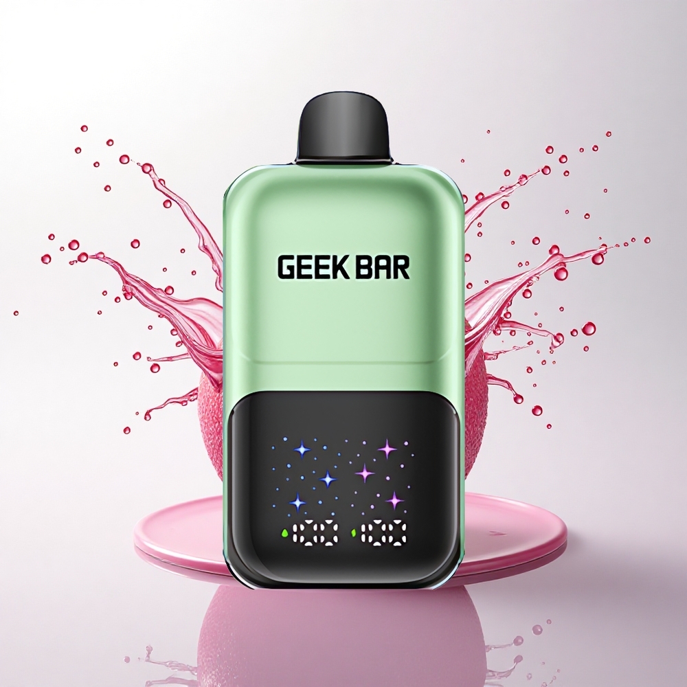 GEEK BAR 2GO 20ml 50000 Puffs Çift Elma A&B 20mL Şarj Edilebilir 5% Nikotin Ekranlı