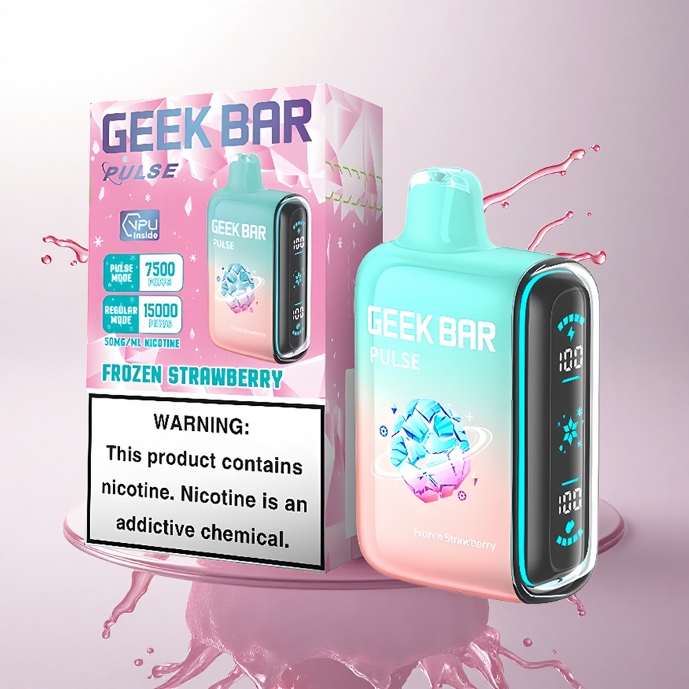 GEEK BAR Pulse 15000 Puffs Dondurulmuş Sürüm 16ML Nikotin%5 650mAh
