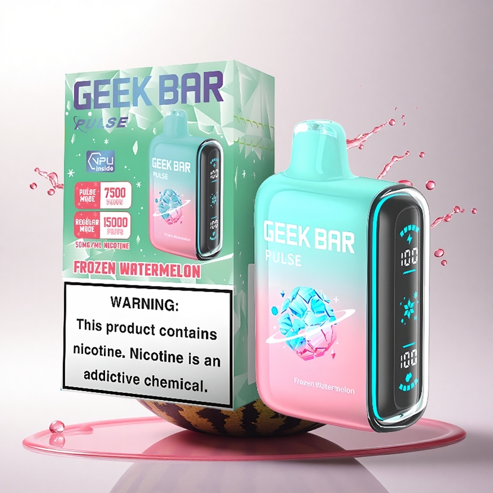 GEEK BAR Pulse 15000 Puffs Dondurulmuş Sürüm 16ML Nikotin%5 650mAh