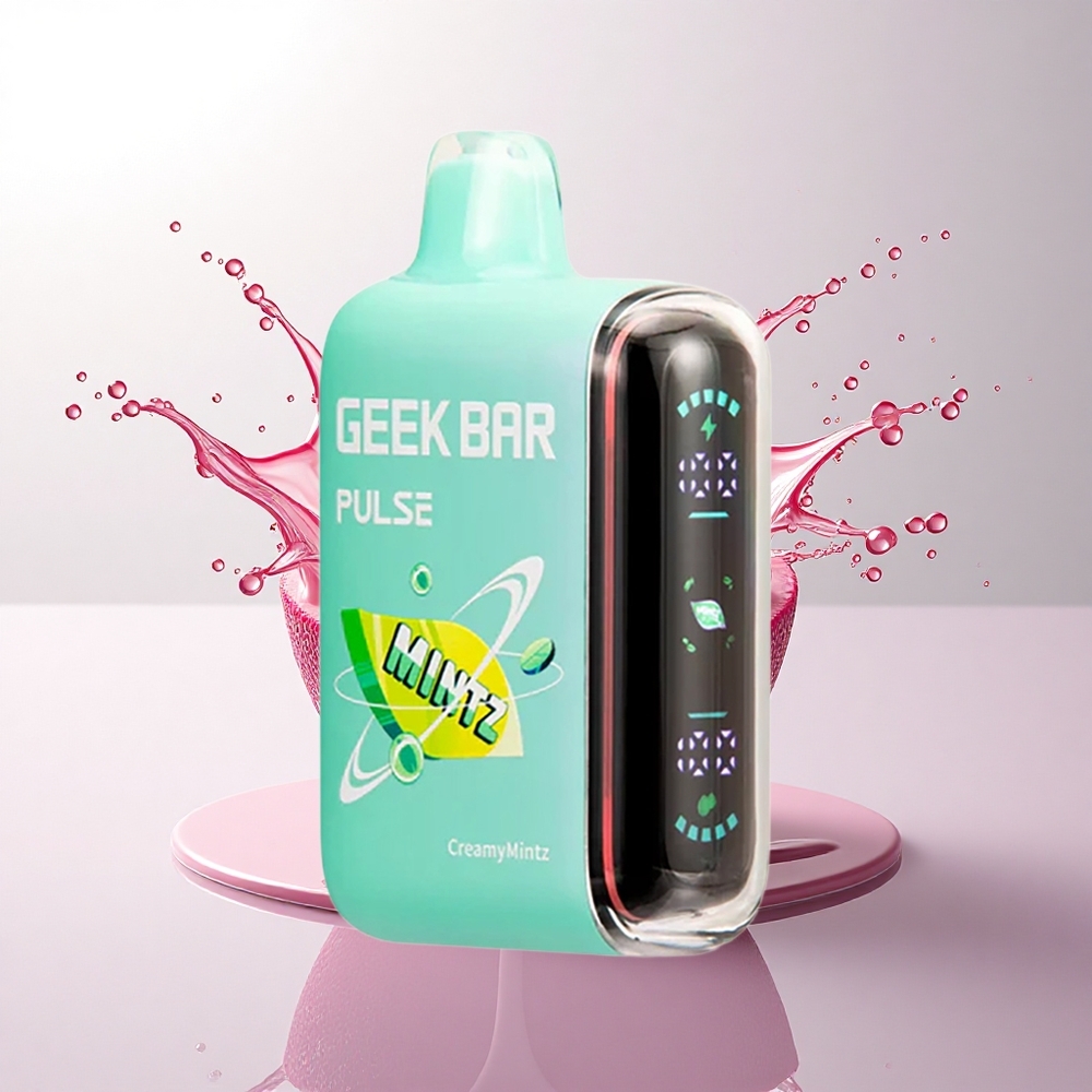 GEEK BAR Pulse 15000 Puffs Mintz Baskı 16ML Nikotin %5 650 mAh