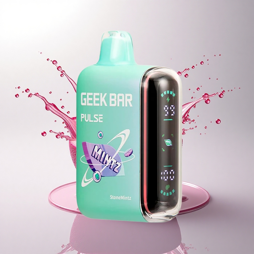 GEEK BAR Pulse 15000 Puffs Mintz Baskı 16ML Nikotin %5 650 mAh