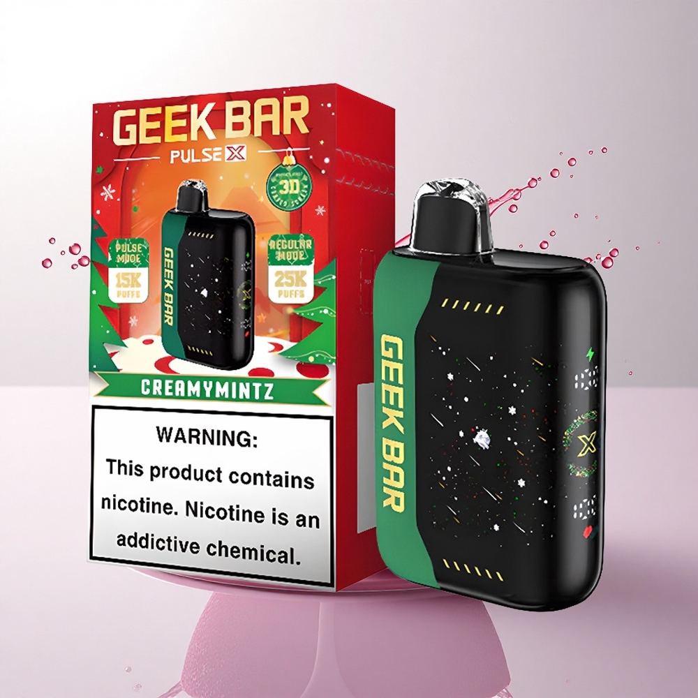 GEEK BAR Pulse X 25000 Puffs Noel Sürümü 18mL Önceden Doldurulmuş Nikotinli