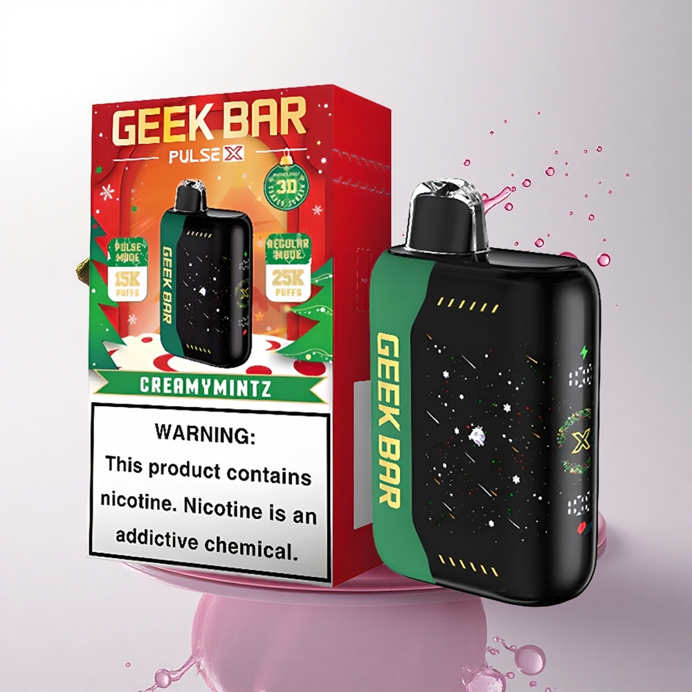 GEEK BAR Pulse X 25000 Puffs Noel Sürümü 18mL Önceden Doldurulmuş Nikotinli