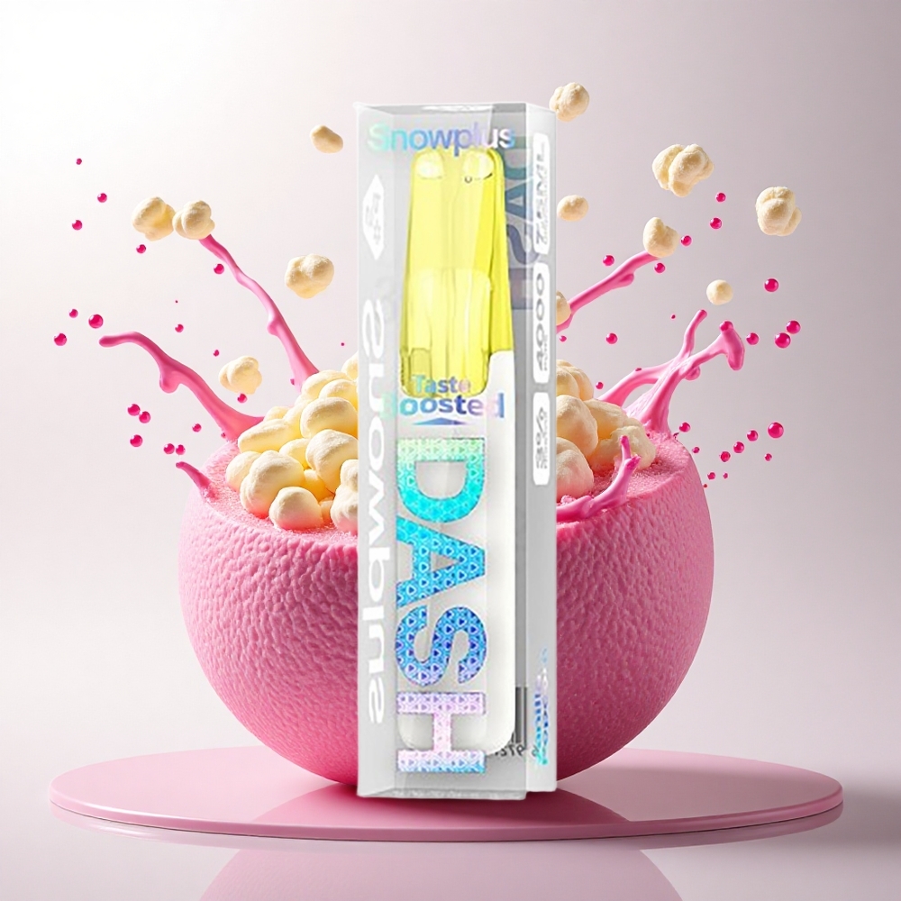 Snowplus Dash 4000 Puffs Vanilyalı Patlamış Mısır Seramik 530 mAh