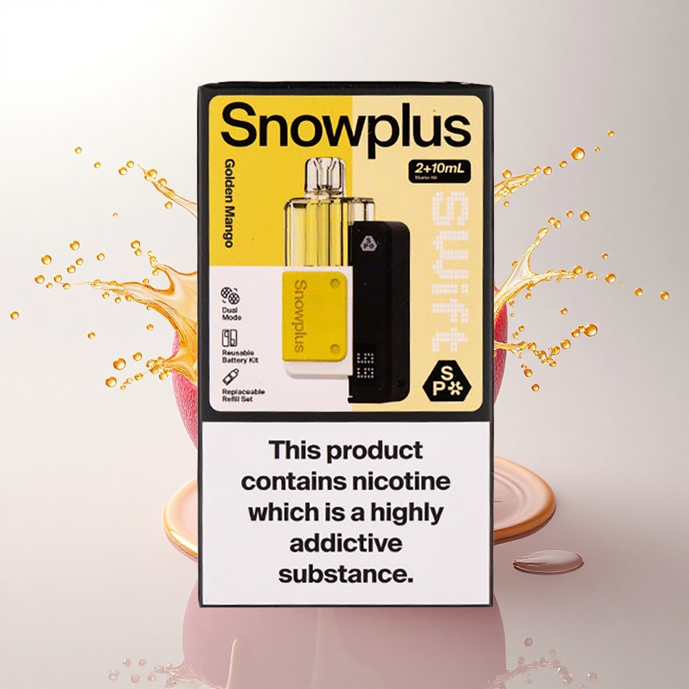Snowplus Swift 5000 Puffs Altın Mango Dual Mesh 1000 mAh