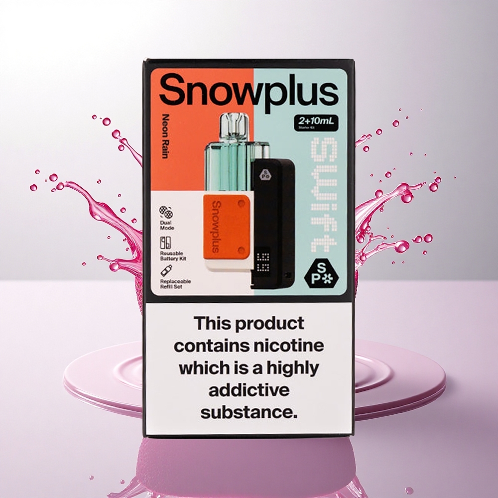 Snowplus Swift 5000 Puffs Neon Yağmuru 1000 mAh Çift Örgülü